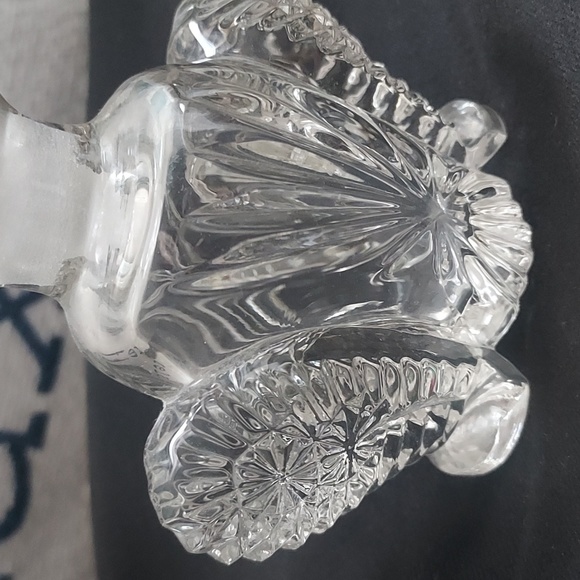 Vintage imperial glass perfume bottle cut crystal Art deco art nouveau - Picture 7 of 13